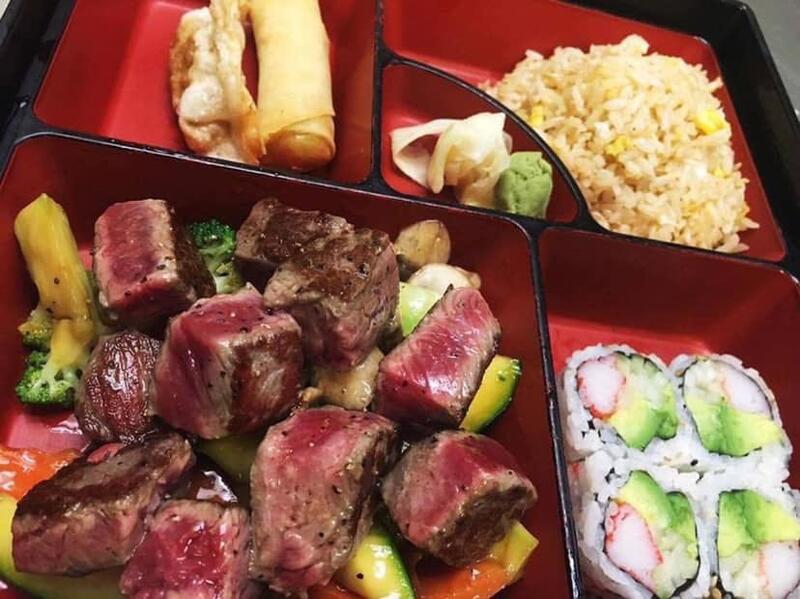 D.Teriyaki steak bento